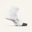 Feetures Elite Light Cushion Quarter Socks White
